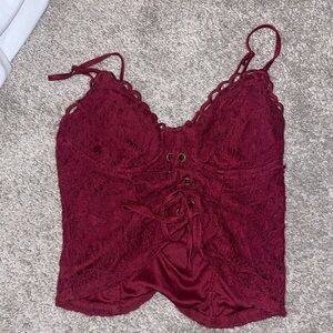 Red Corset Top